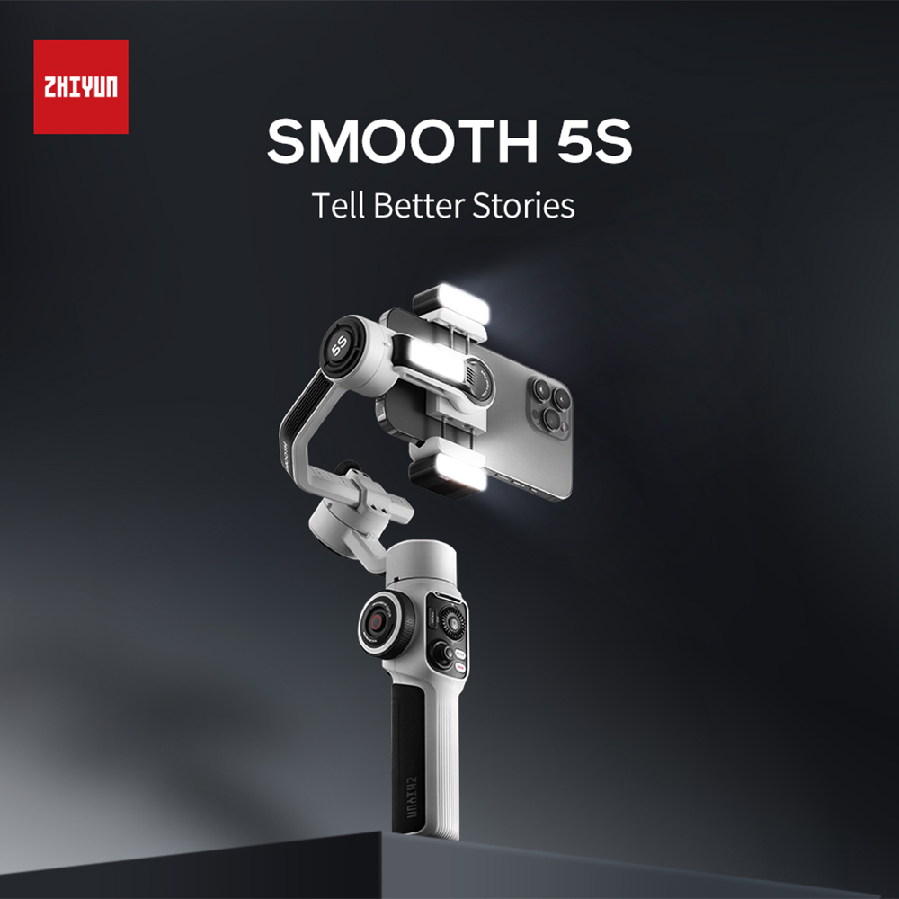 Zhiyun Smooth 5S Combo 3-Axis  - огляд і ціна Handheld Stabilizer Gimbal