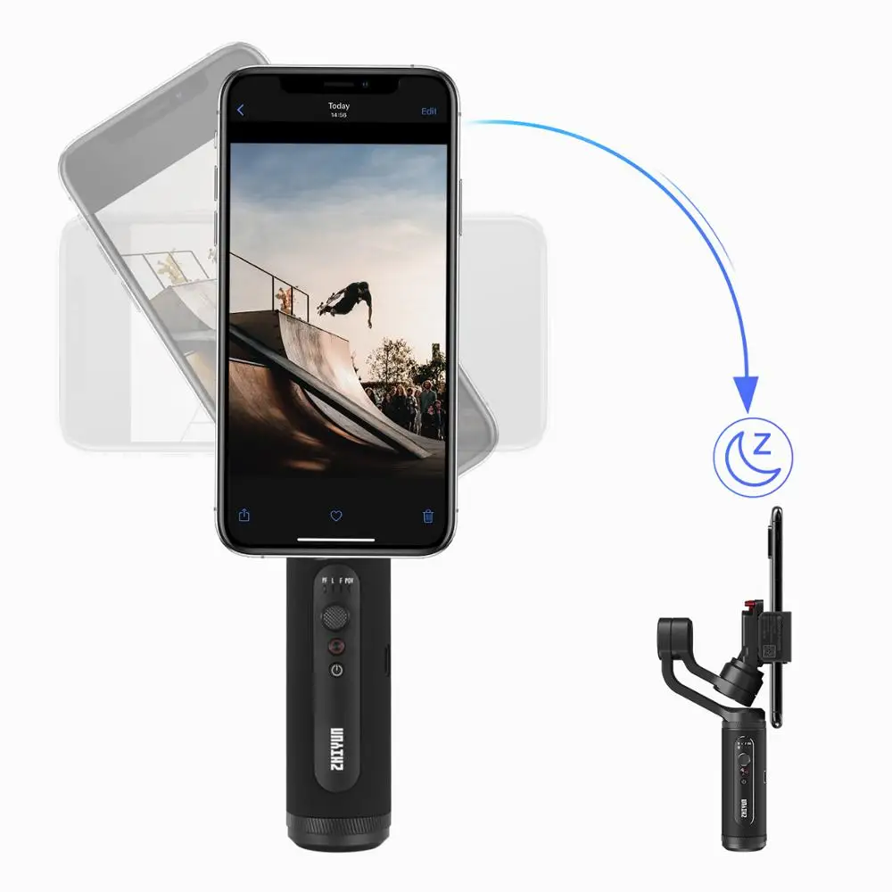 NEW Zhiyun Smooth Q2 3-Axis Sm - огляд і ціна Handheld Stabilizer Gimbal