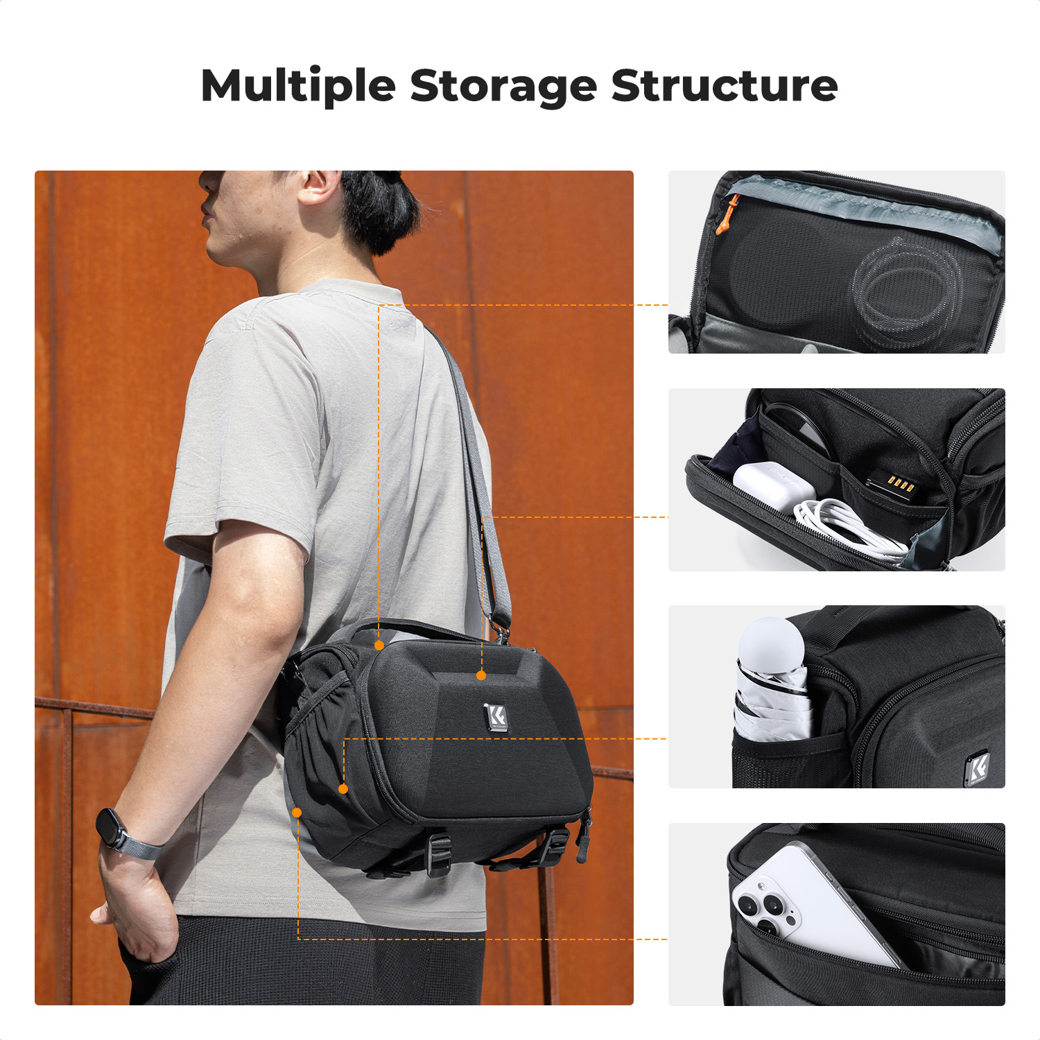 K&F CONCEPT Lightweight Tough  - огляд і ціна Camera Bag Waterproof