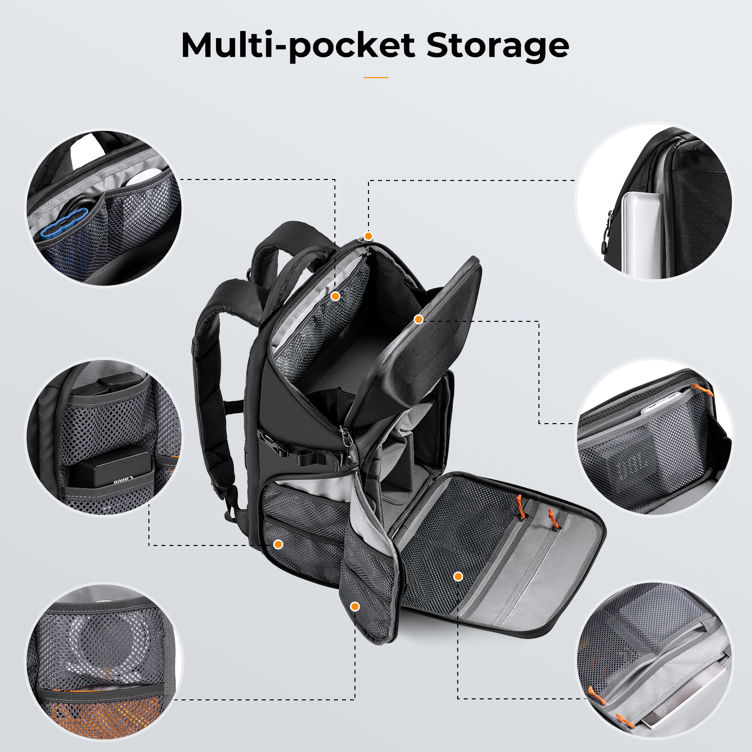 K&F CONCEPT 20L Camera Backpac - огляд і ціна Camera Bag Waterproof