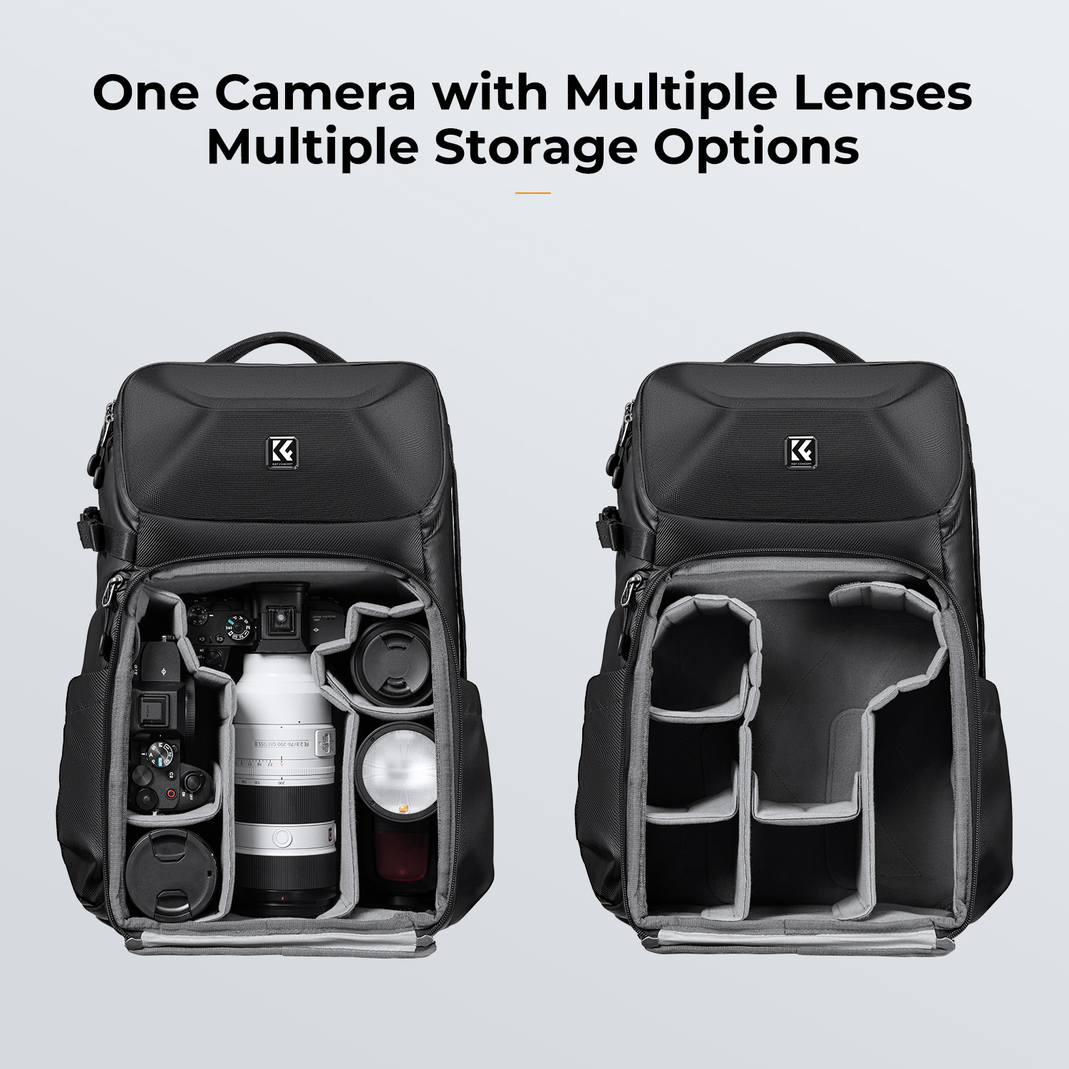 K&F CONCEPT 20L Camera Backpac - огляд і ціна Camera Bag Waterproof