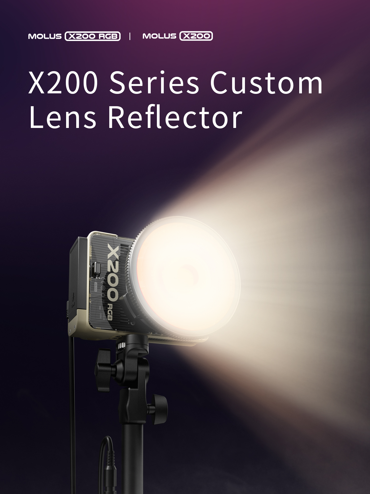 ZHIYUN MOLUS X200 X200RGB Comb - огляд і ціна X200 Photography Kit