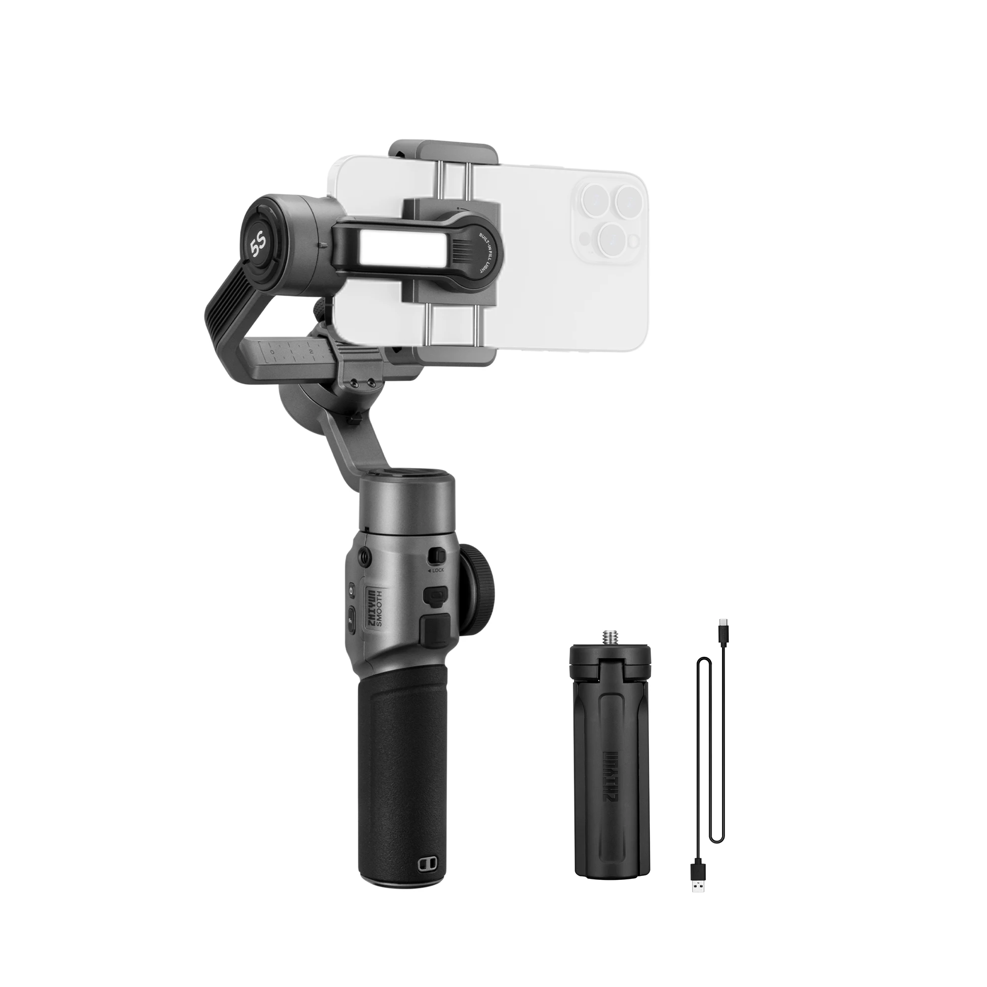 NEW Zhiyun Smooth 5s 3-Axis Ha - огляд і ціна Handheld Stabilizer Gimbal