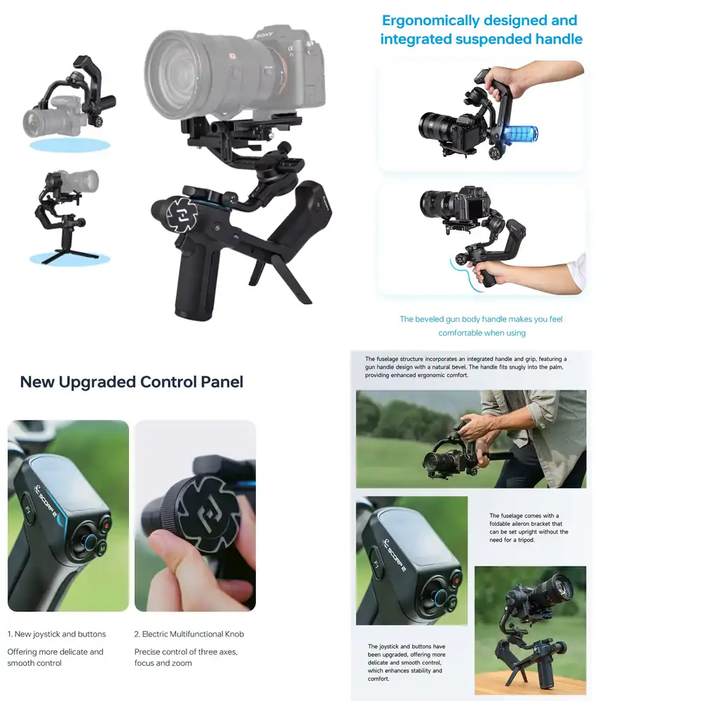 FeiyuTech Feiyu Scorp 2 3-Axis - огляд і ціна Handheld Stabilizer Gimbal
