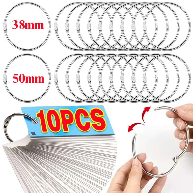 1-10PCS Metal Ring Binder Book - огляд і ціна Photography Paper