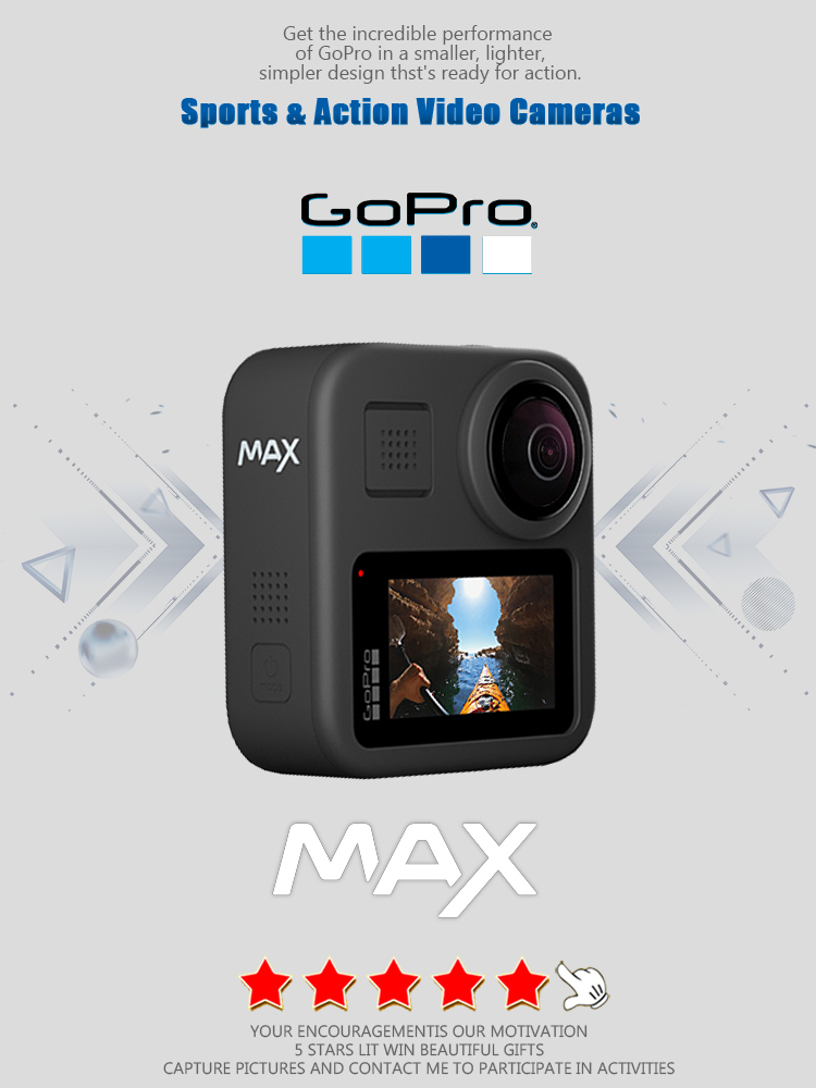 GoPro MAX 360 Action Camera wi - огляд і ціна Photography Grid