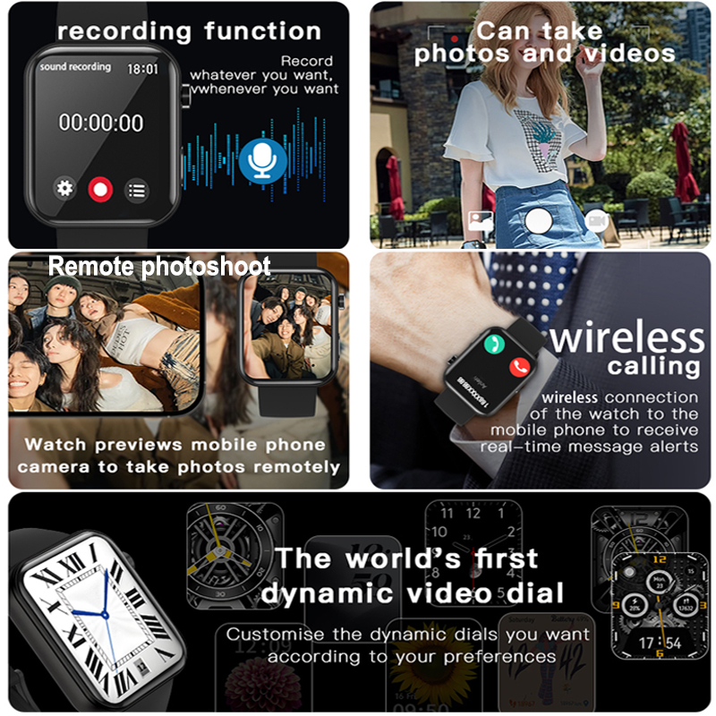New Camera SmartWatch Men Wome - огляд і ціна Photography Grid