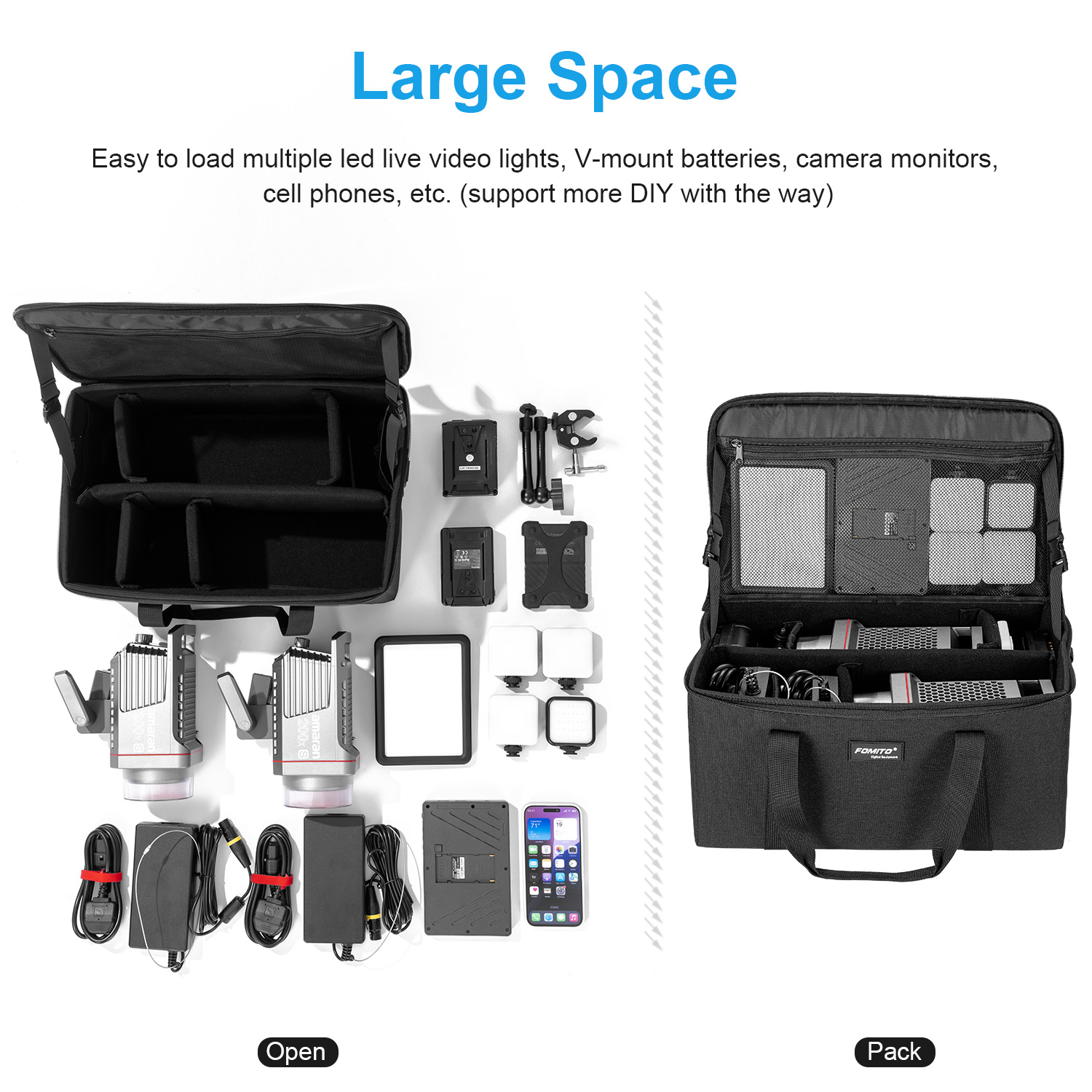 FOMITO Camera Bag Crossbody Sh - огляд і ціна Camera Bag Waterproof
