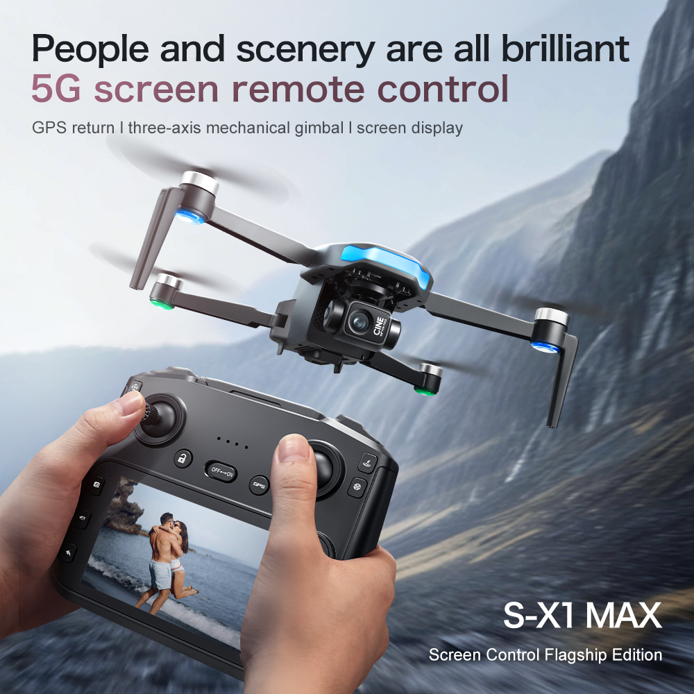 S-X1 GPS New Drone Professiona - огляд і ціна Photography Prompt