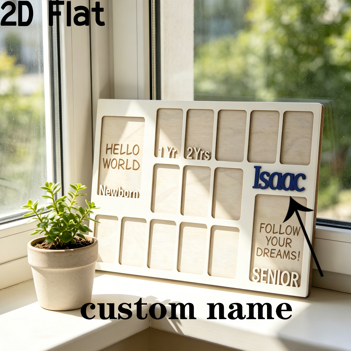 Custom Photo Board Wooden Name - огляд і ціна Photography Prompt