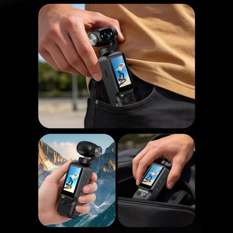 1pc Handheld Action Camera 4K  - огляд і ціна Handheld Stabilizer Gimbal