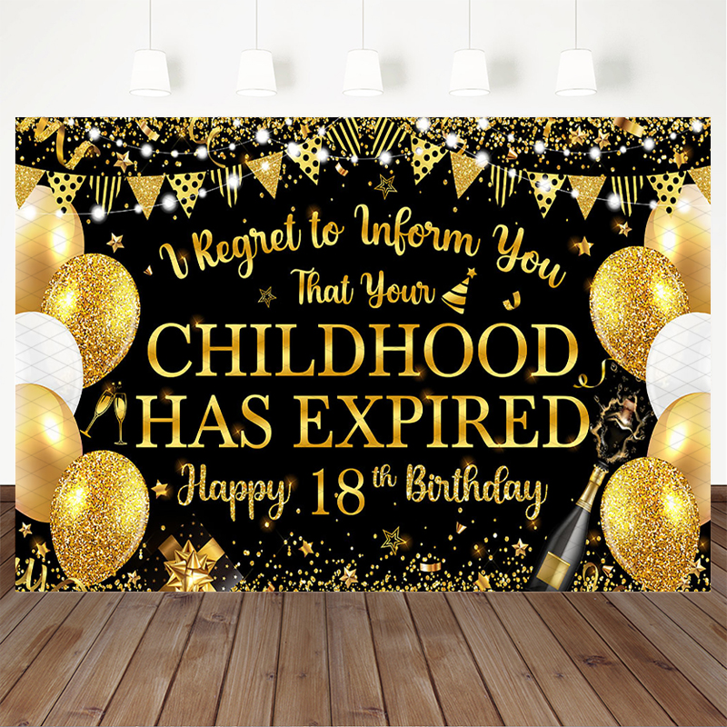 Mocsicka Black Gold Happy 18th - огляд і ціна Photography Quotes Funny