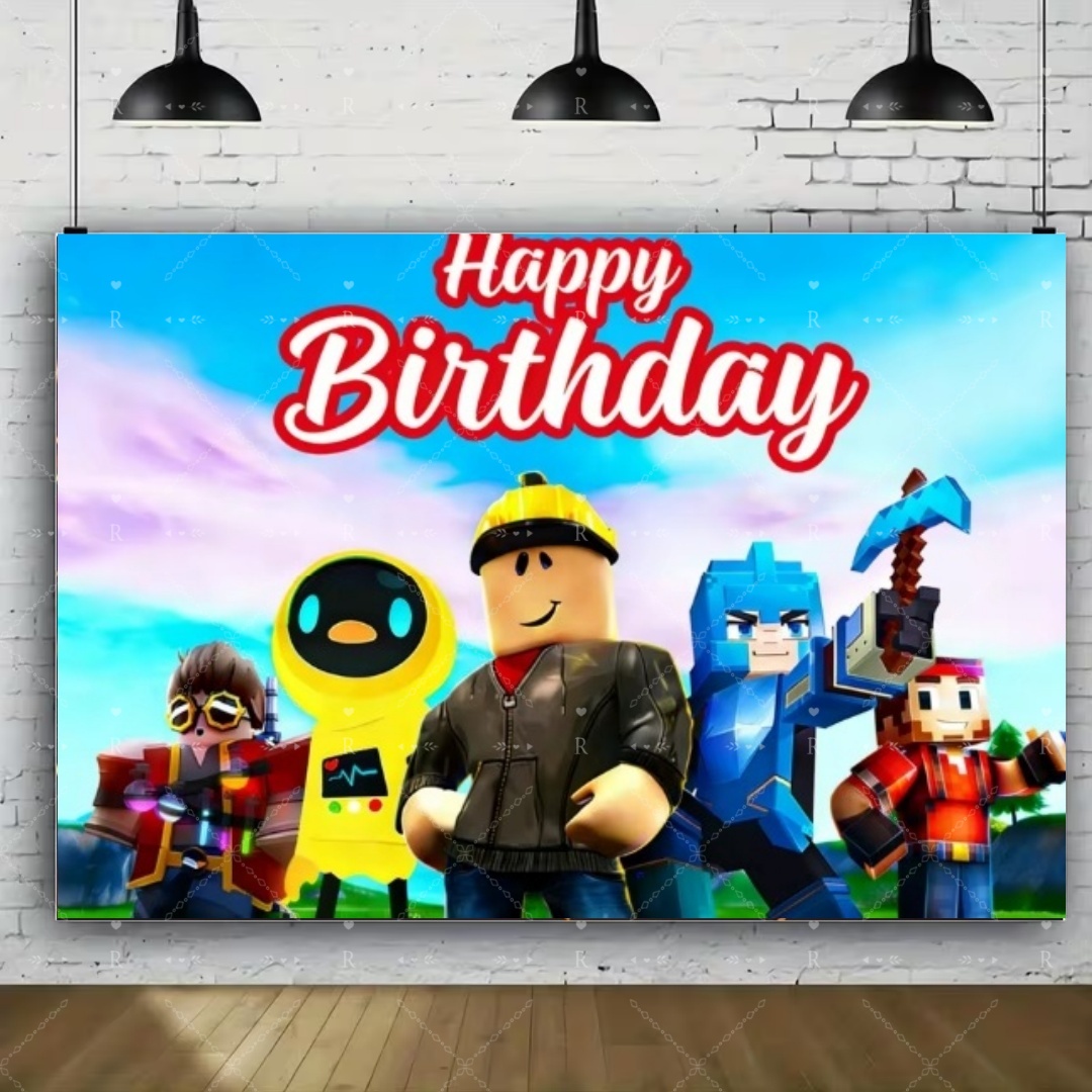 Roblox Birthday Party Decorati - огляд і ціна Photography Sport