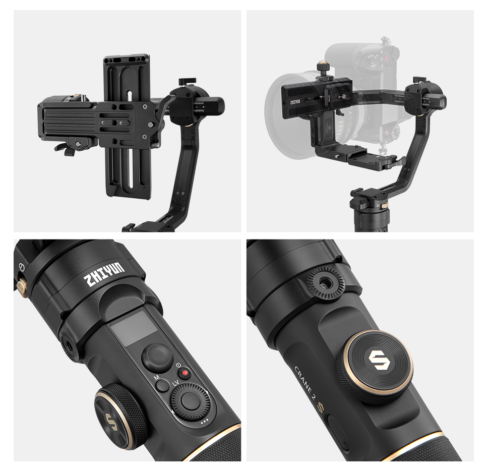 Zhiyun Crane 2S 3-Axis Handhel - огляд і ціна Handheld Stabilizer Gimbal