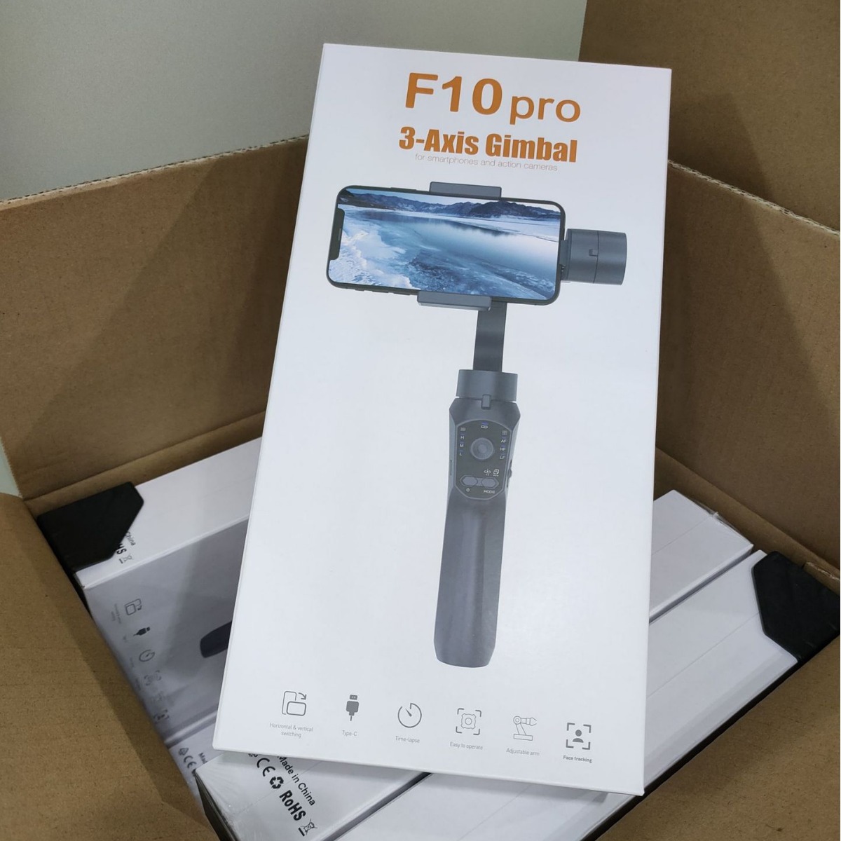 F10 PRO Handheld Mobile Phone  - огляд і ціна Handheld Stabilizer Gimbal