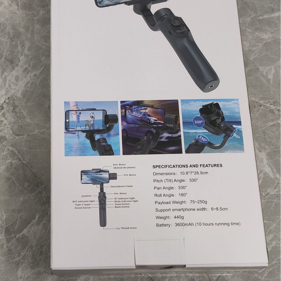F10 PRO Handheld Mobile Phone  - огляд і ціна Handheld Stabilizer Gimbal