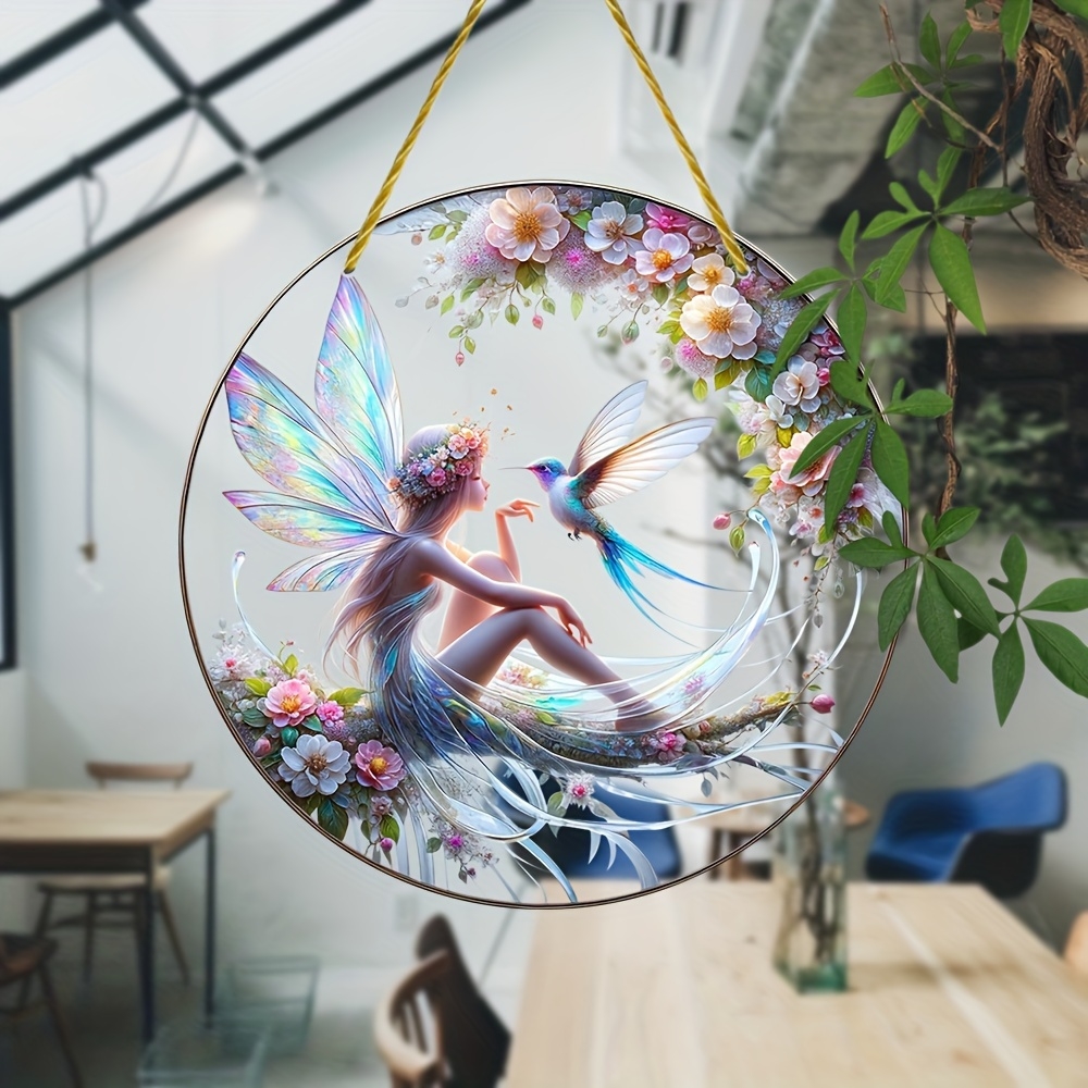Round Fairy Angel 8in acrylic  - огляд і ціна Photography Prompt