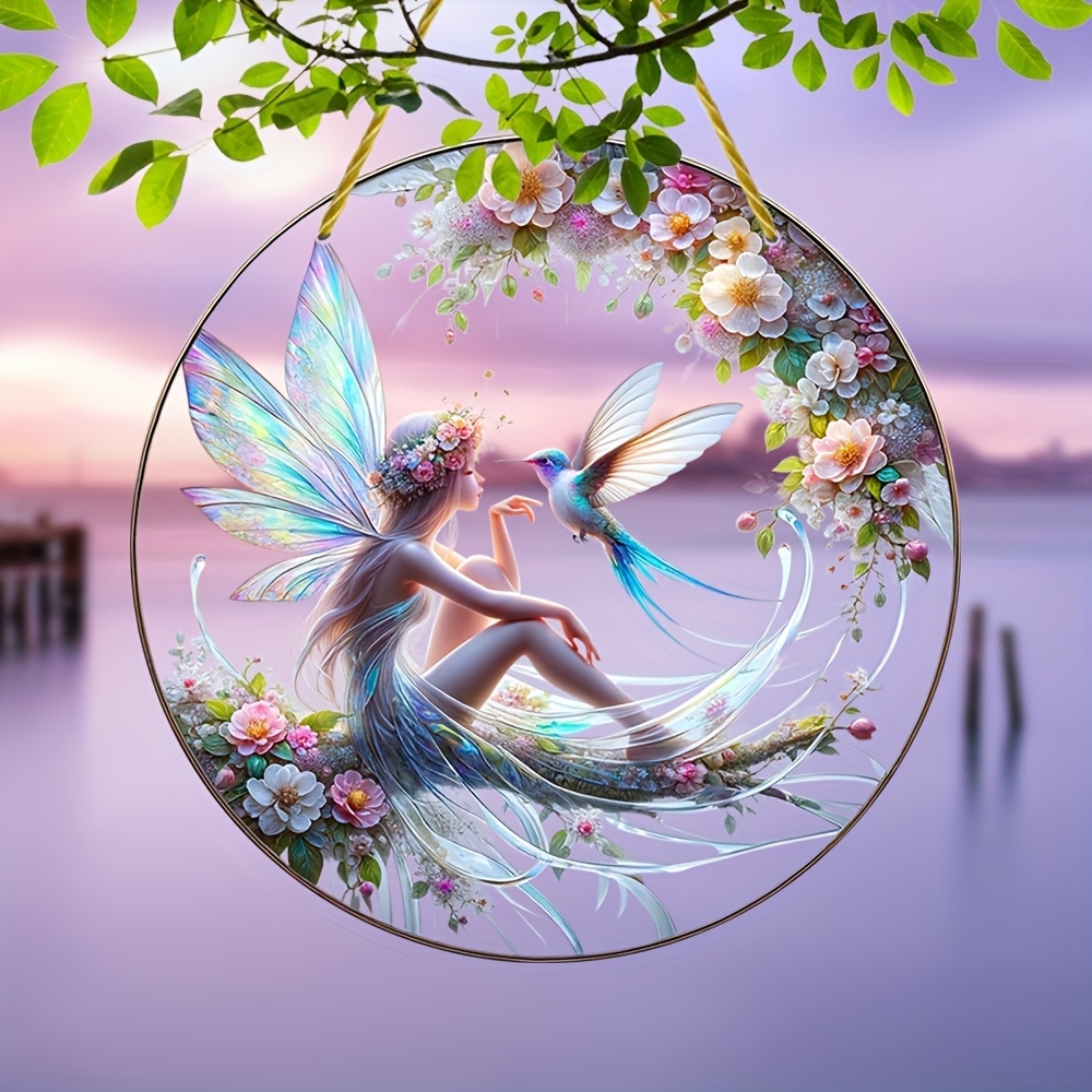 Round Fairy Angel 8in acrylic  - огляд і ціна Photography Prompt