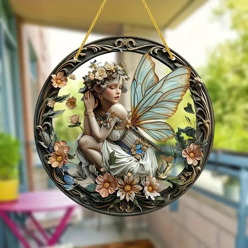 Round Fairy Angel 8in acrylic  - огляд і ціна Photography Prompt