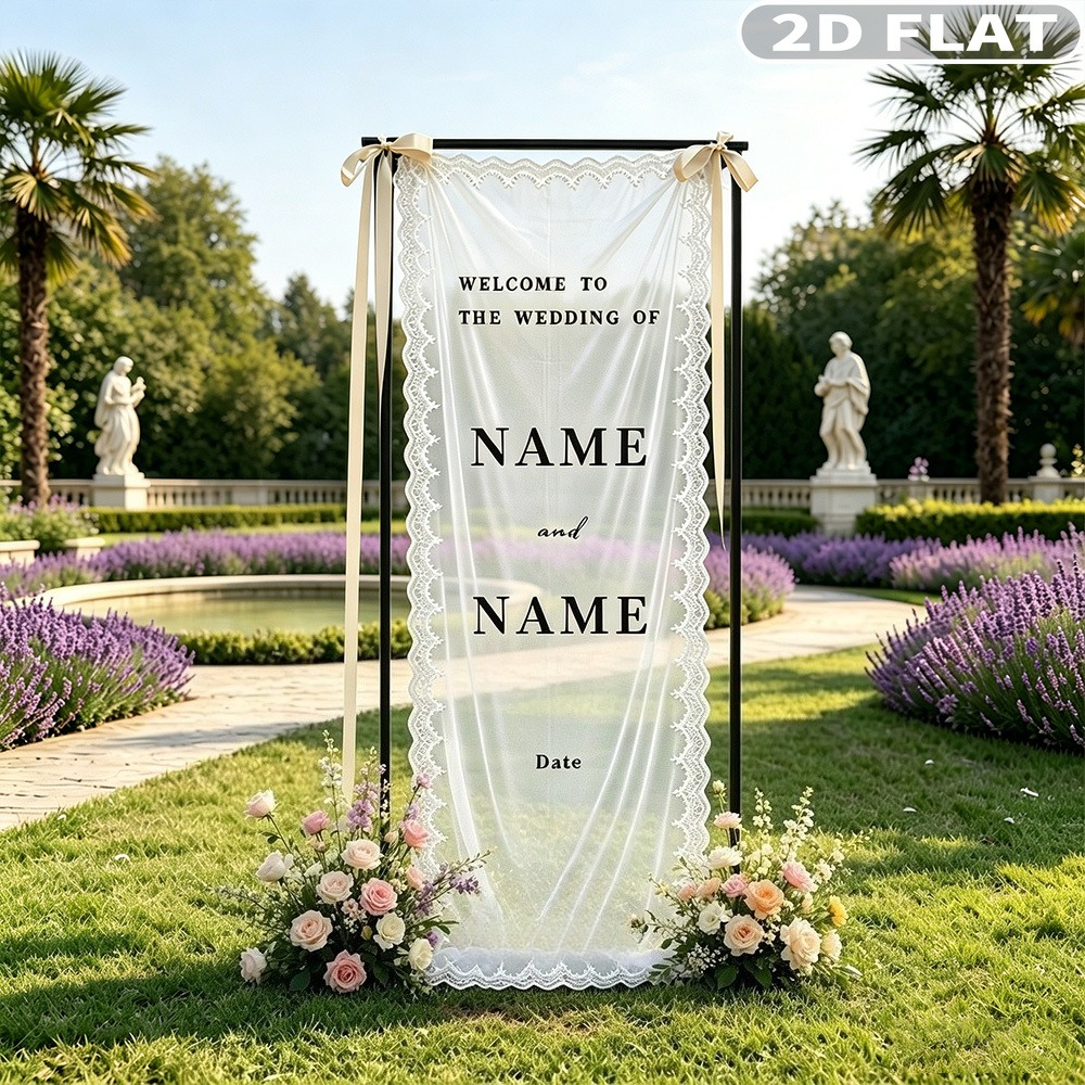 2D FLAT 1pc Custom Name Sheer  - огляд і ціна Photography Prompt