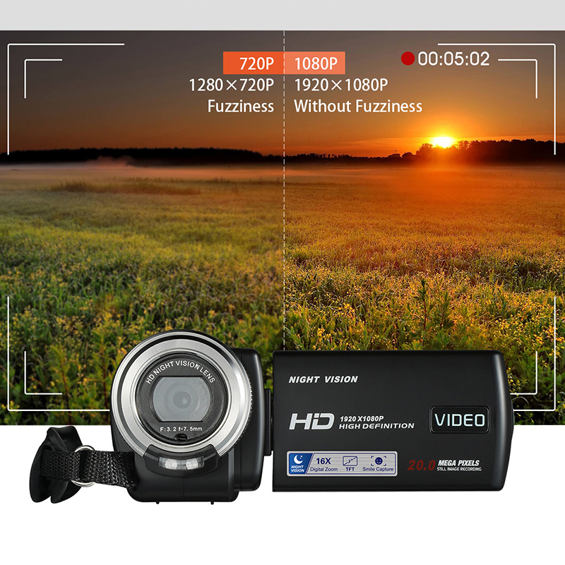 Ordro V12 Vlog Video Camera Di - огляд і ціна Photography Prompt