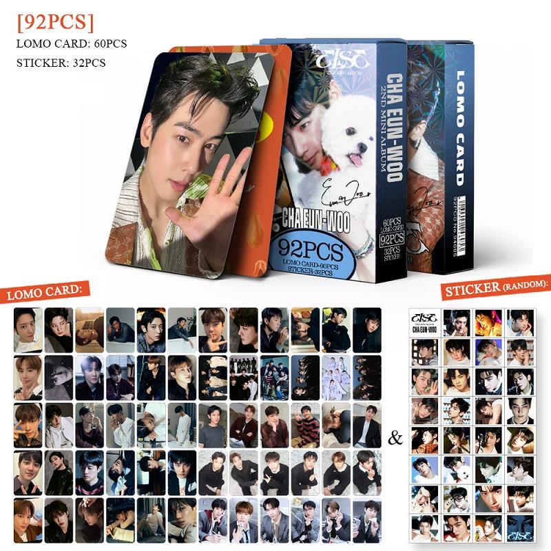 92PCS Cha Eun-Woo New Album EL - огляд і ціна Photography News