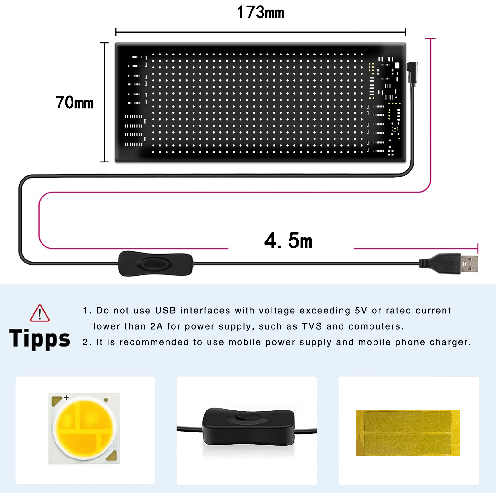 Programmable Flexible LED Sign - огляд і ціна Video Led Light Panel