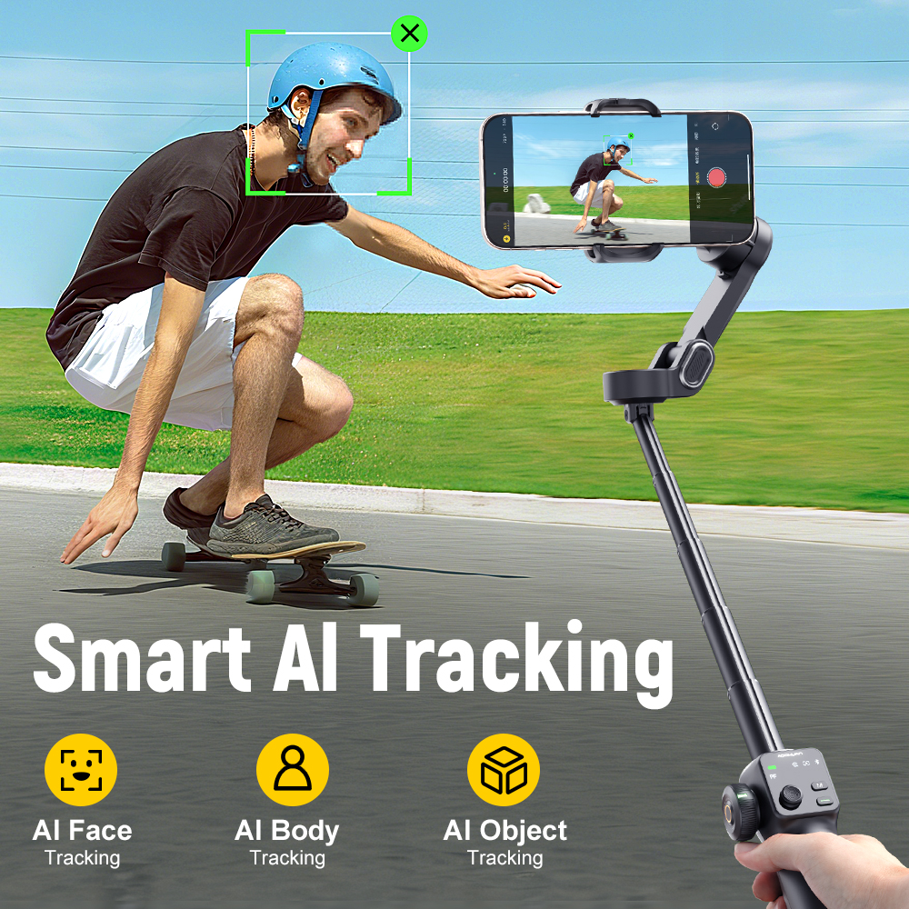 AOCHUAN Handheld Anti-shake Gi - огляд і ціна Handheld Stabilizer Gimbal