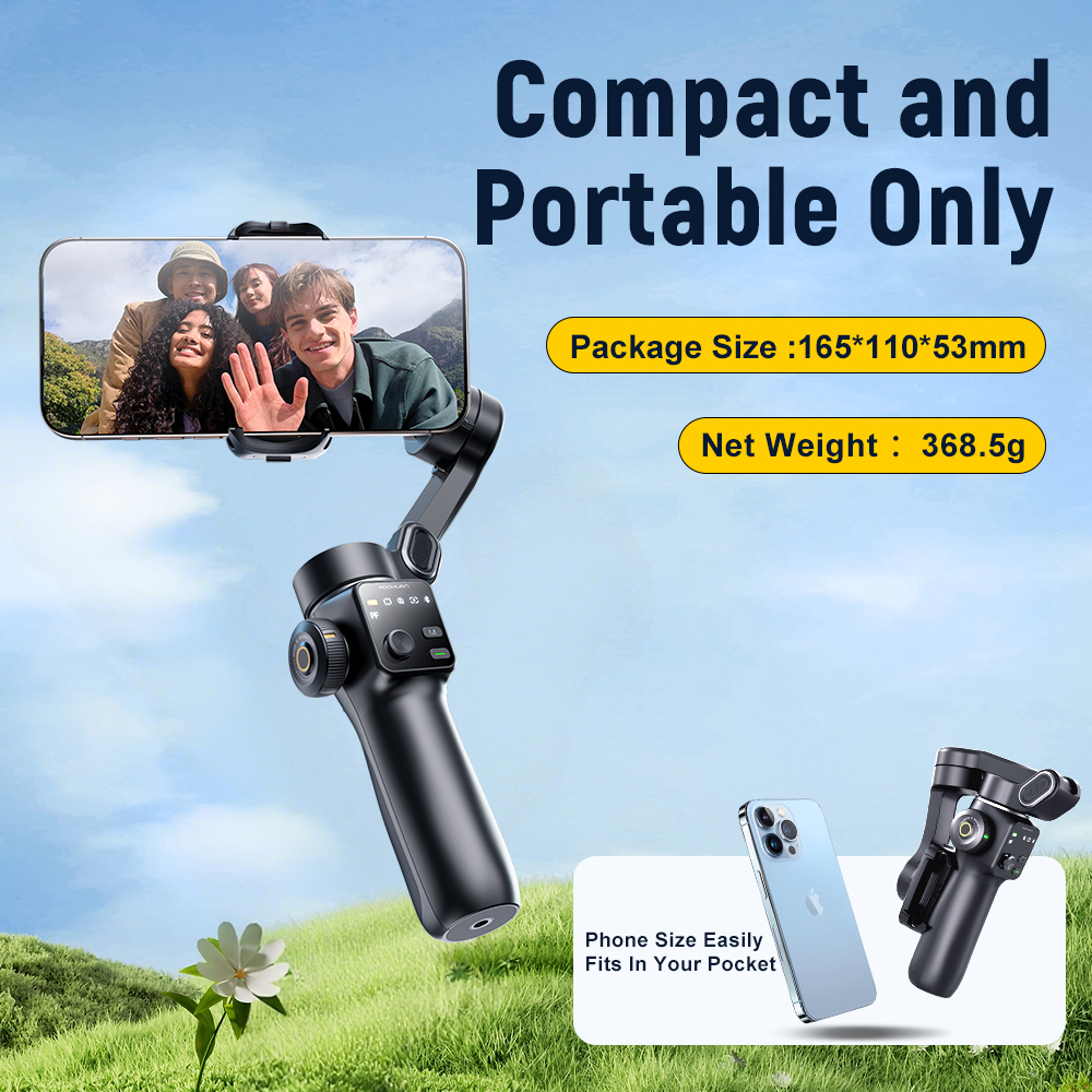 AOCHUAN Handheld Anti-shake Gi - огляд і ціна Handheld Stabilizer Gimbal