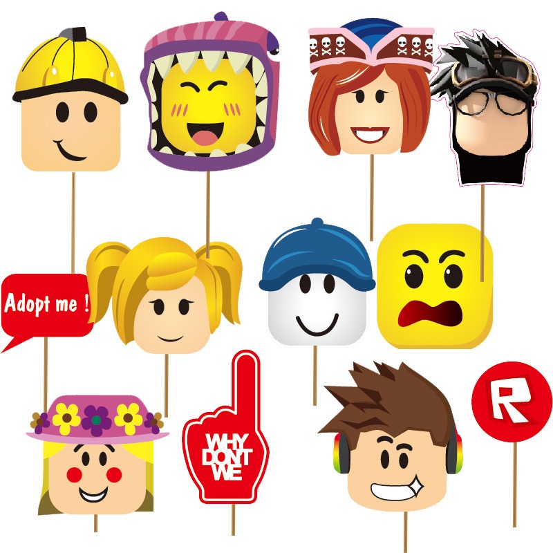 12pcs Roblox Game Themed Party - огляд і ціна Photography Paper