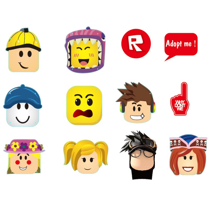12pcs Roblox Game Themed Party - огляд і ціна Photography Paper