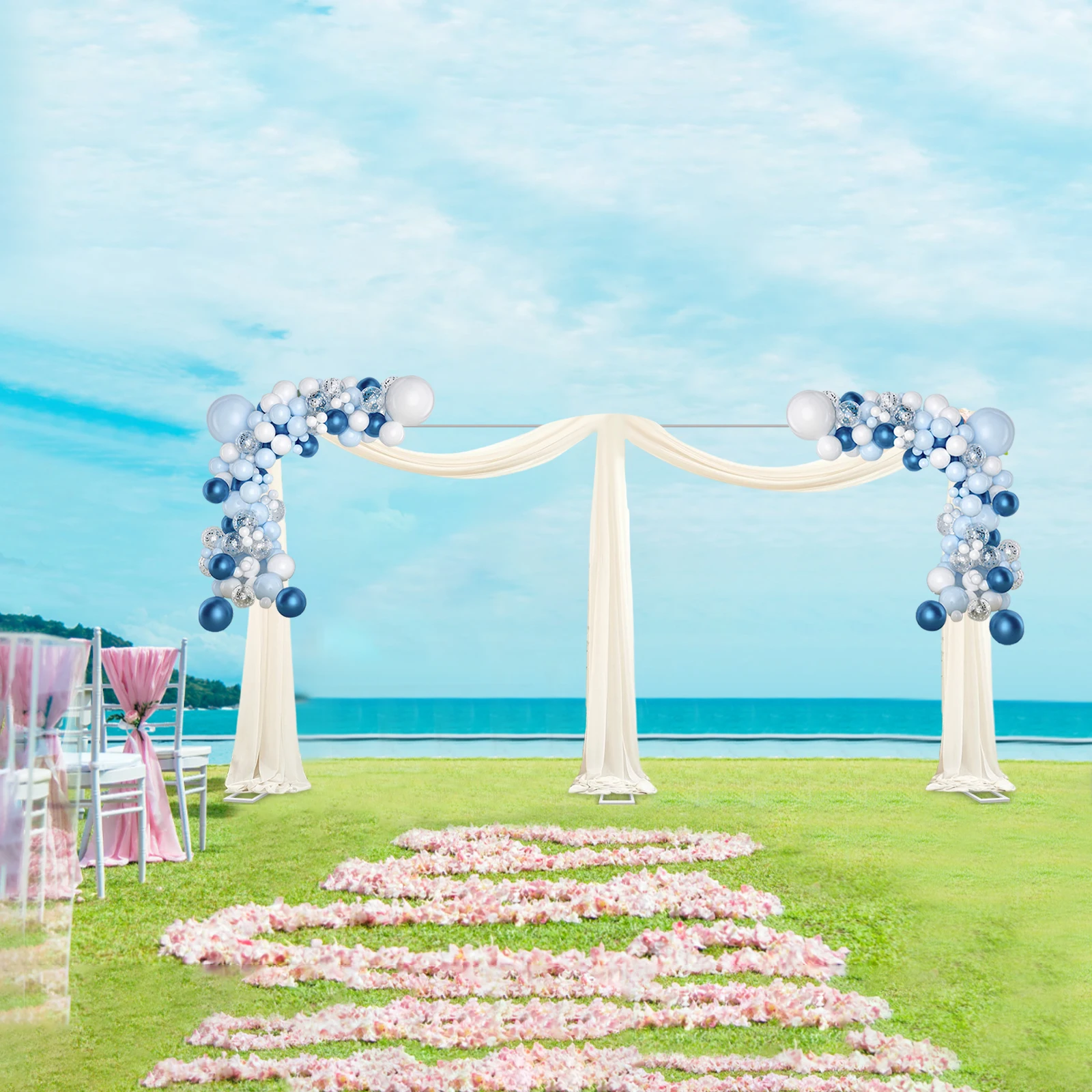 3x6M/10x20Ft Wedding Reception - огляд і ціна Backdrop Stand Kit