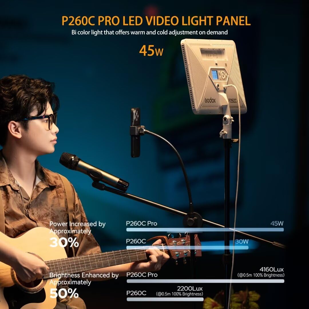 Godox P260C Pro LED Video Ligh - огляд і ціна Video Led Light Panel