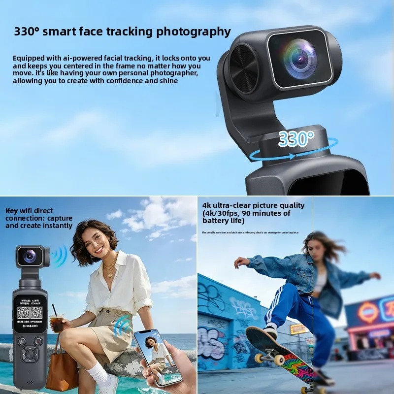 4K HJD05 Pocket 3 Camera with  - огляд і ціна Photography Grid
