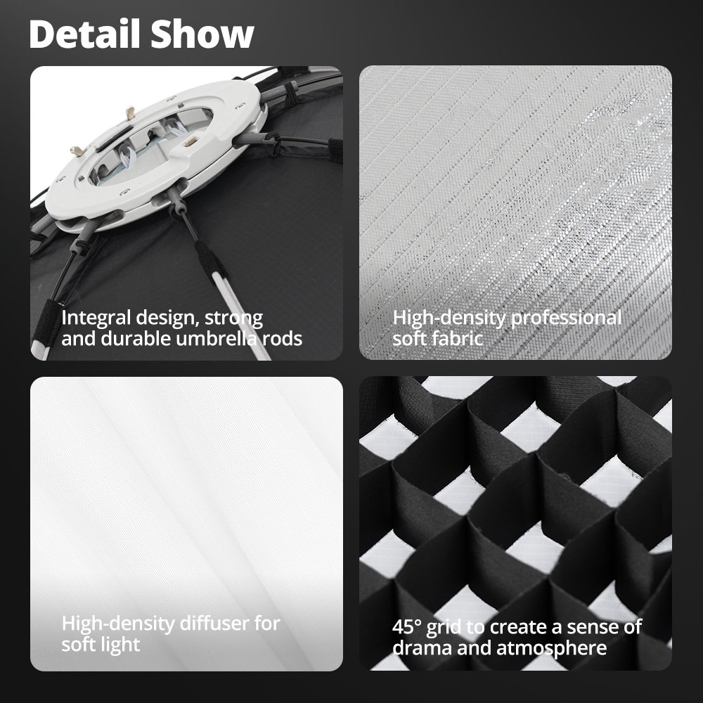 AMBITFUL Q7-II 30*120cm Bowens - огляд і ціна Photography Grid
