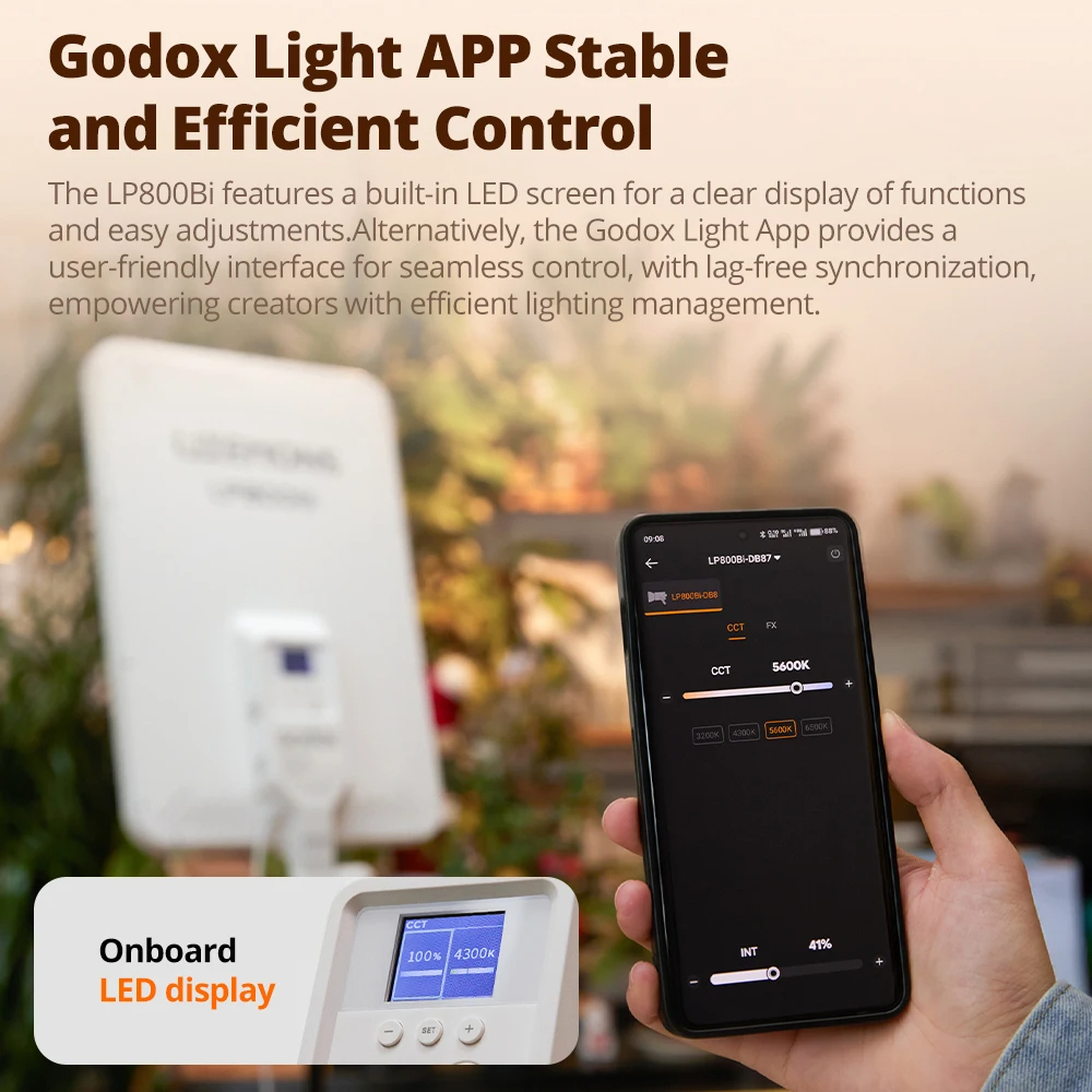 Godox LP800Bi 2800-6500K Bi-Co - огляд і ціна Video Led Light Panel