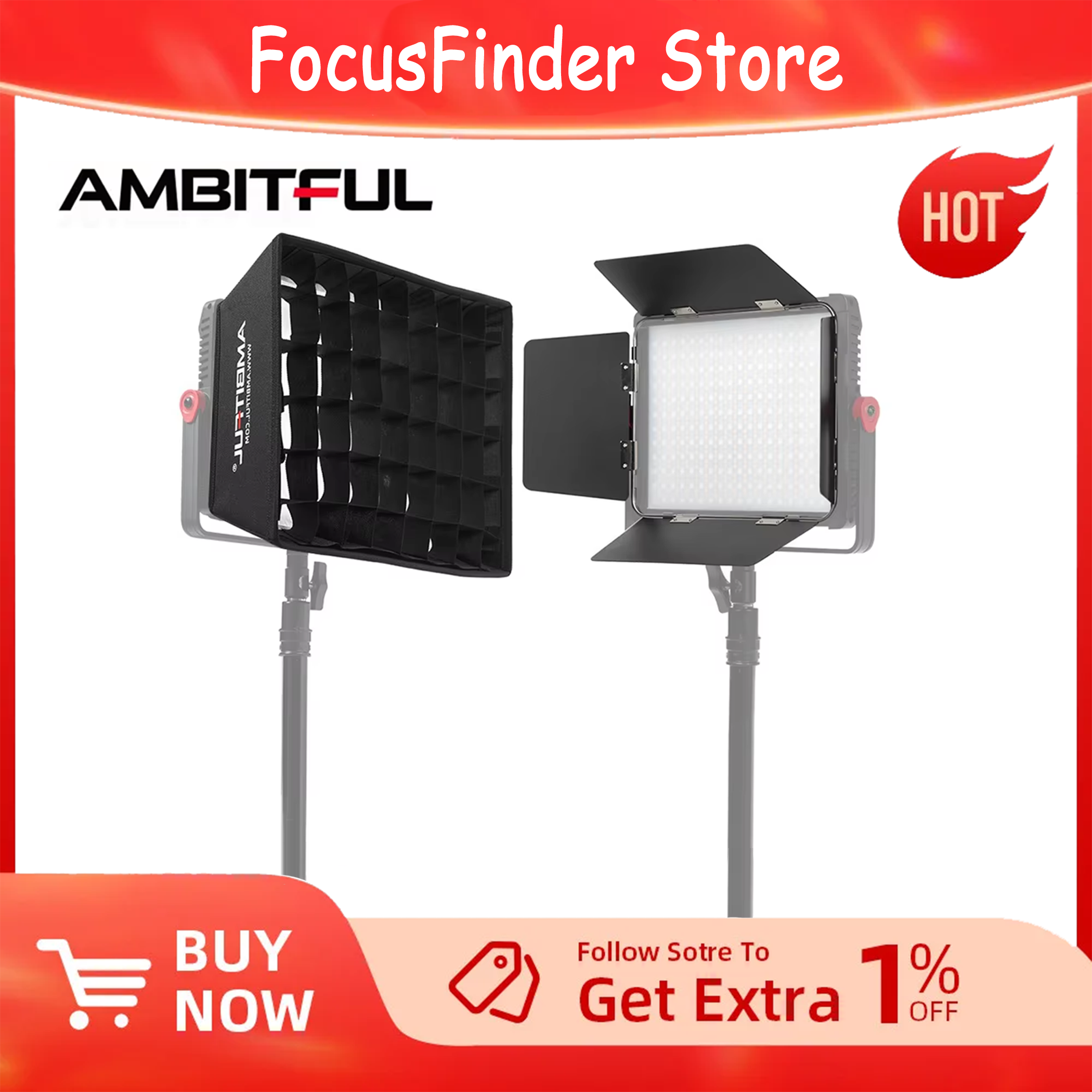 AMBITFUL P35R LED Video Panel  - огляд і ціна Video Led Light Panel