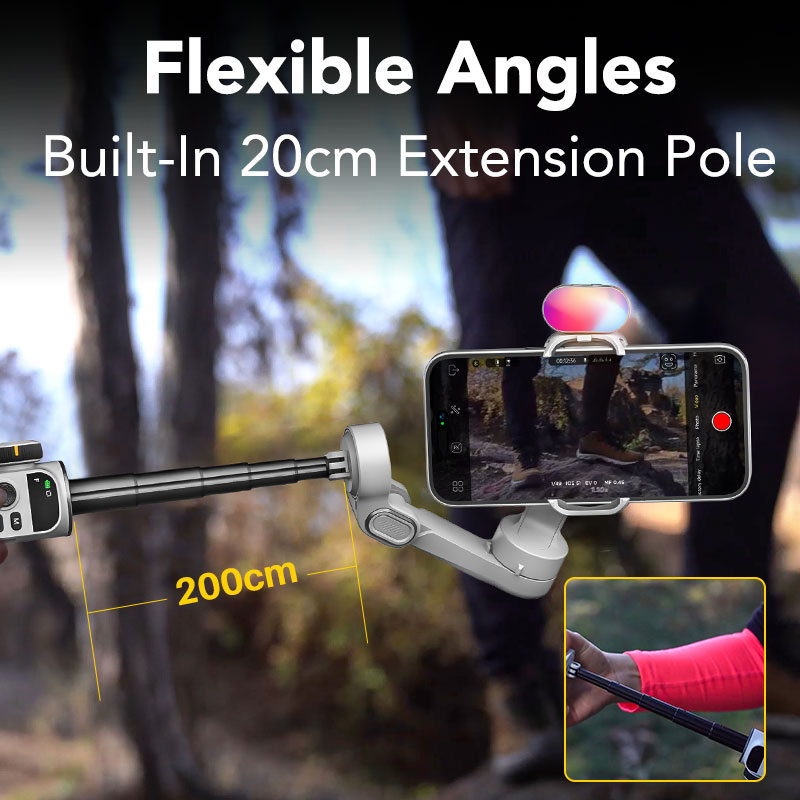 Aochuan Smart X2 Kit White 3 A - огляд і ціна Handheld Stabilizer Gimbal