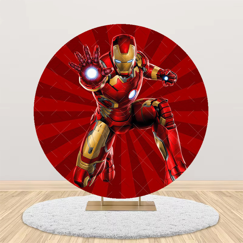 Avengers Theme Round Backdrop  - огляд і ціна Photography Sport