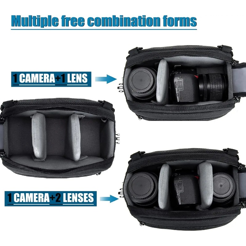 Waterproof One-Shoulder Sling  - огляд і ціна Camera Bag Waterproof