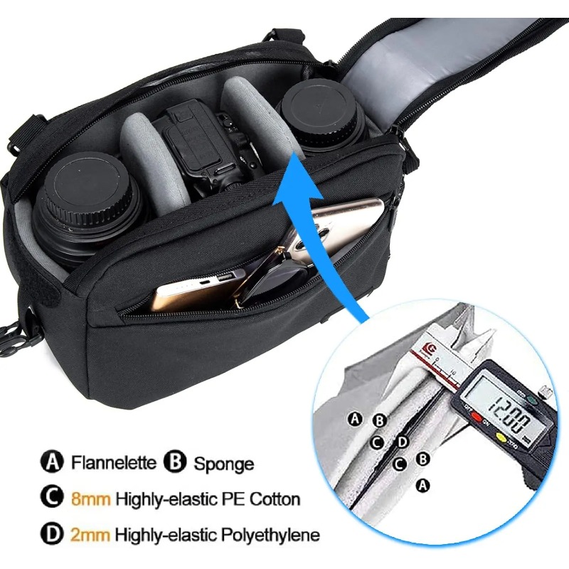 Waterproof One-Shoulder Sling  - огляд і ціна Camera Bag Waterproof
