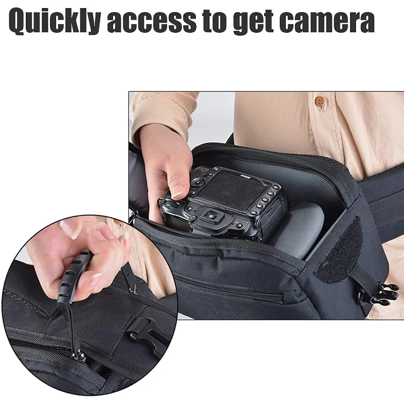 Waterproof One-Shoulder Sling  - огляд і ціна Camera Bag Waterproof