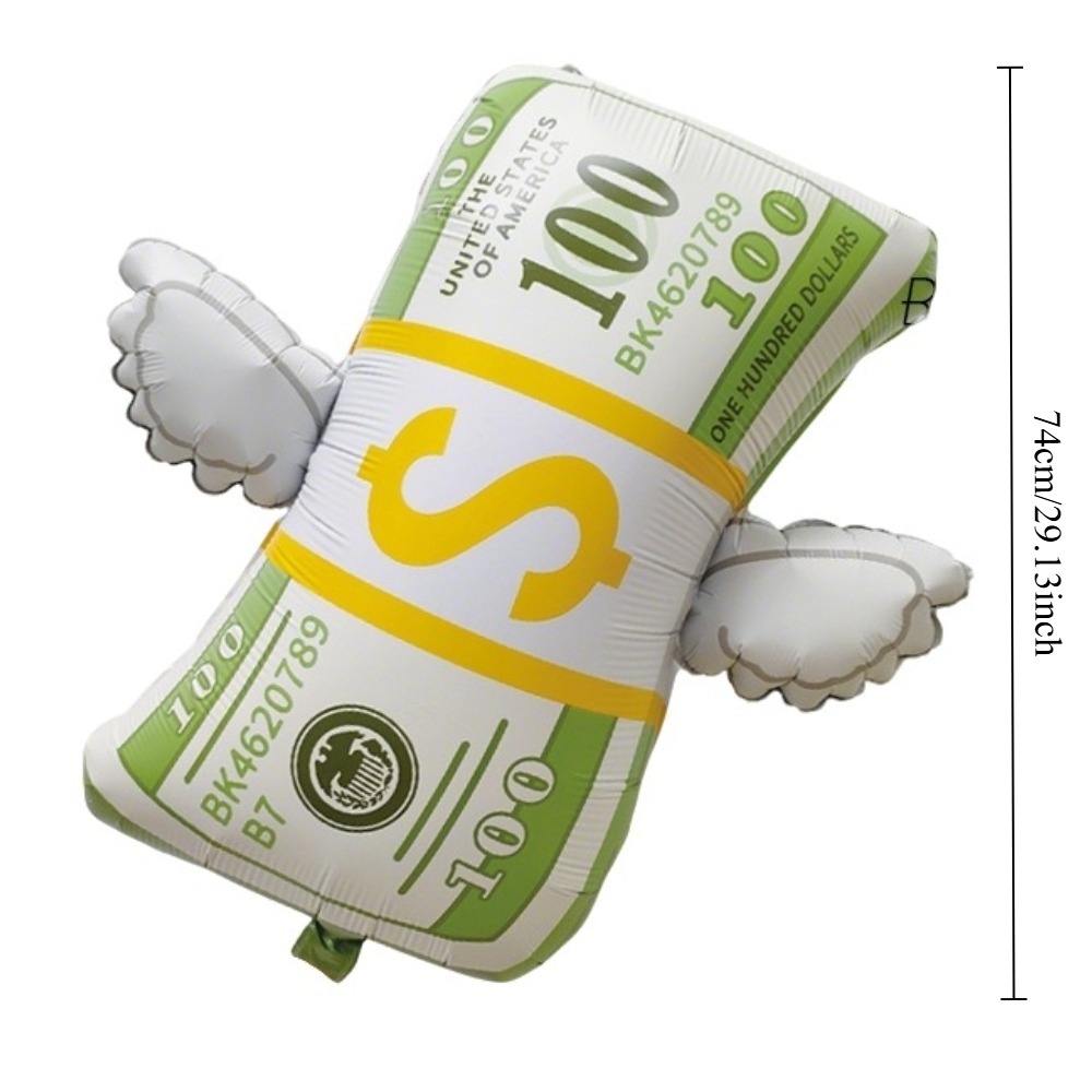 5pcs Money Foil Balloons 100 D - огляд і ціна Photography Prompt
