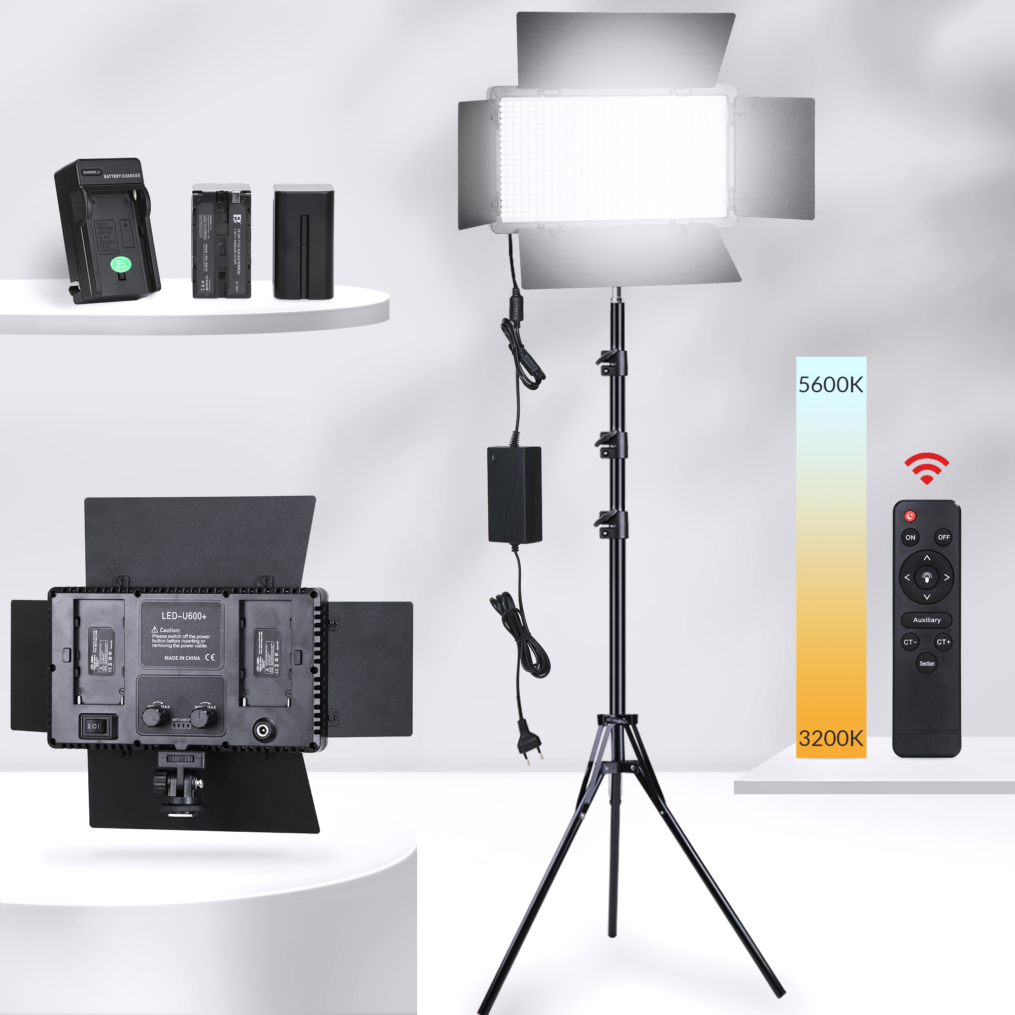 40W Led Video Light Panel 3300 - огляд і ціна Video Led Light Panel